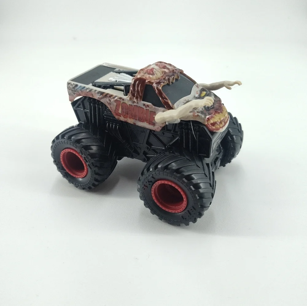Monster Truck Toy with Zombie Design - Black and Red - Picture 4 of 7